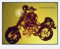 Moto de Filigrana ( Quilling )